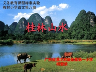 桂林山水说课(1)