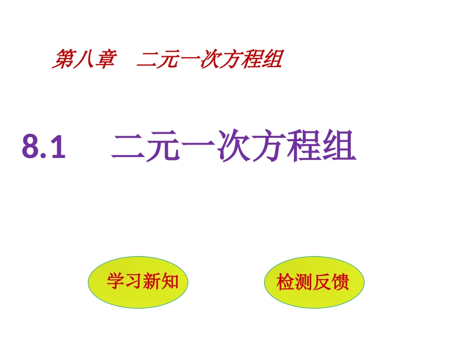 引言及二元一次方程组_第1页