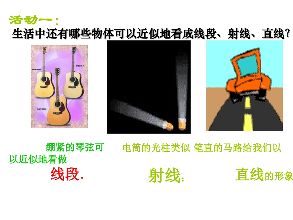 徐瑞娥人教版七年级数学直线、射线、线段课件_第2页