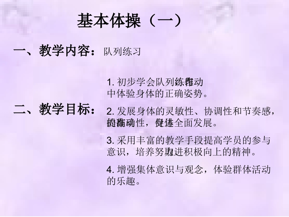 基本体操（一内）队列练习_第3页