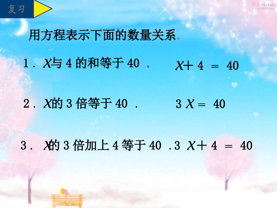 人教版五年级数学上册《简易方程》PPT课件123_第3页