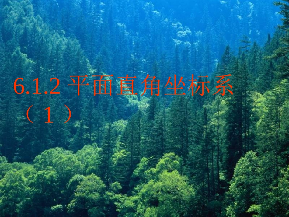 6.1.2-平面直角坐标系(1)_第1页