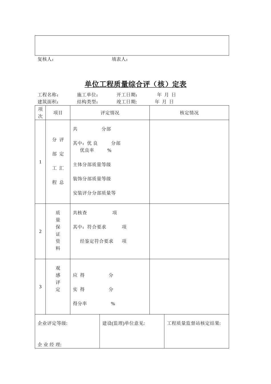 建筑工程及综合评定资料(土建)_第2页