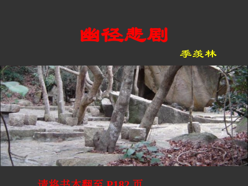 《幽径悲剧》市区评优课_第2页