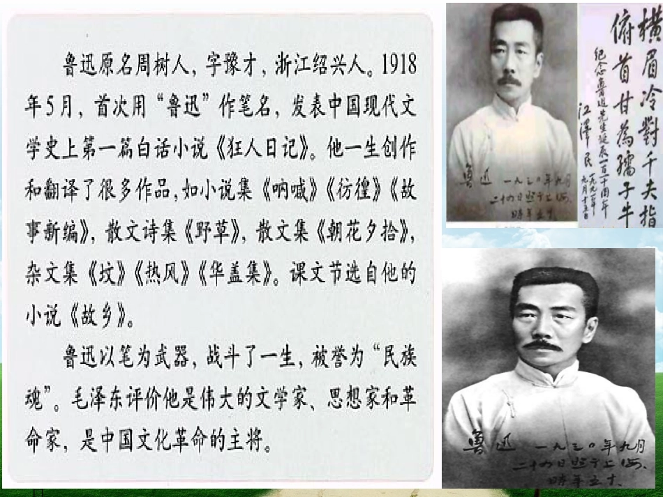 《少年闰土》课件_第2页