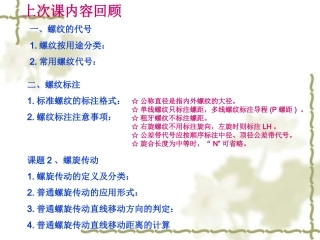 二-2螺旋传动务