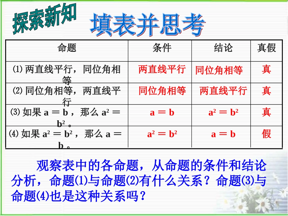 2.5逆命题和逆定理_第3页