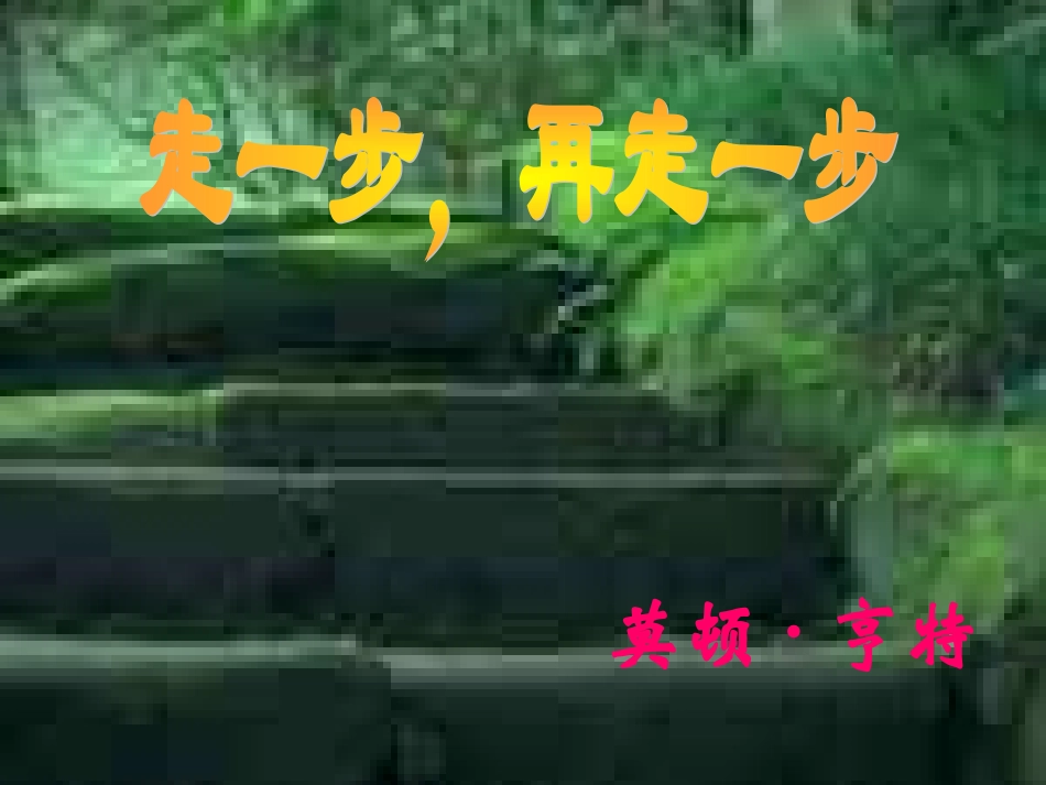 走一步-再走一步.走一步再走一步PPT课件_第2页