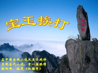 《宝玉挨打》课件