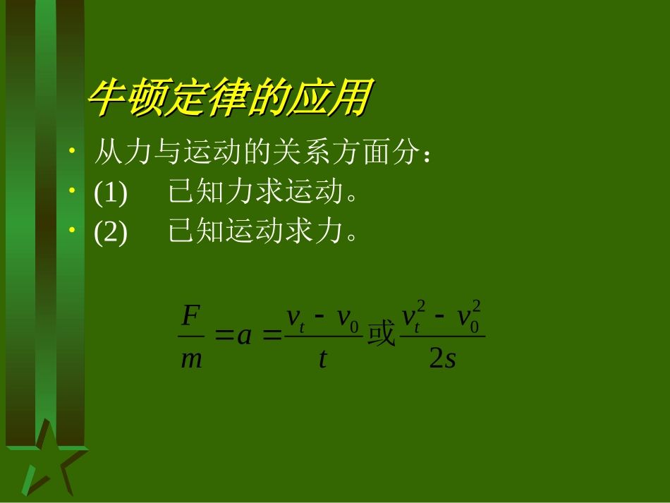 参赛课件专题复习牛顿运动定律_第3页