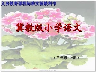 《会变色的报春花》课件