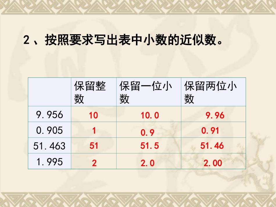 人教2011版小学数学四年级把较大数改写成用“万”和“亿”作单位的数_第2页