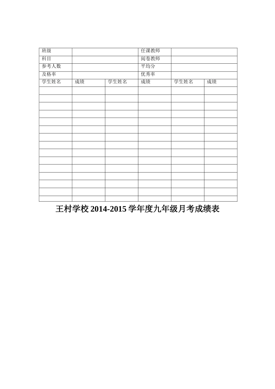 王村学校2014_第1页
