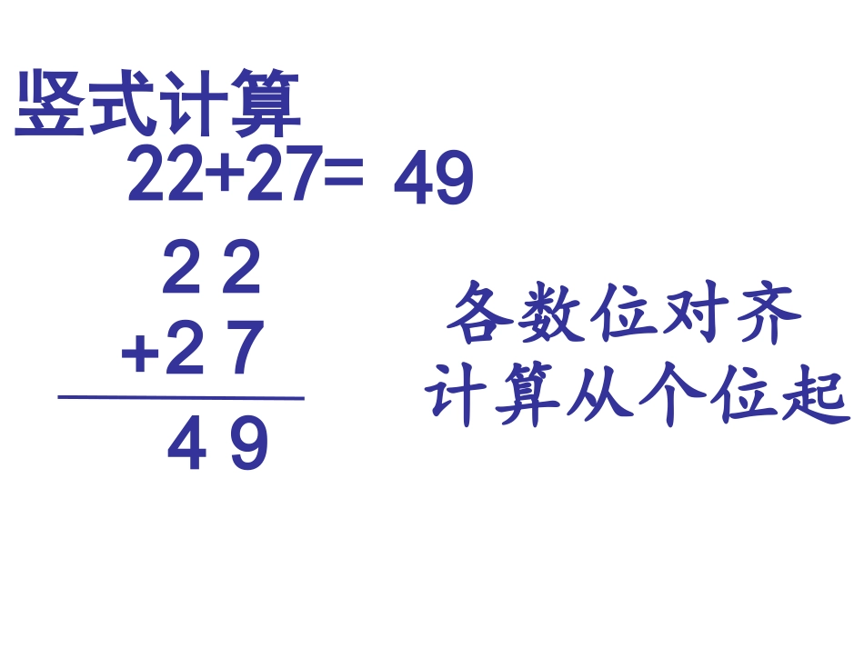 小学数学人教2011课标版二年级两位数加两位数(进位加)ppt课件_第3页
