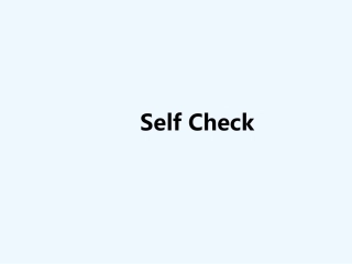 UNIT9习题PPTSelf-Check