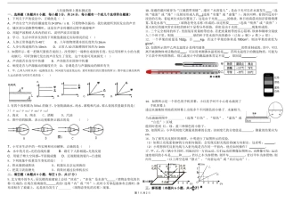 八年级物理上学期期末测试卷_2014