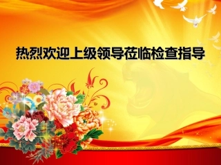 热烈欢迎XXXX莅临检查指导PPT模板