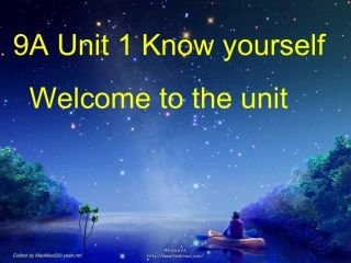 九(上)U1welcome