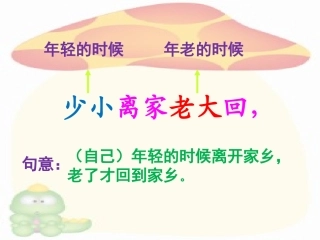 146《回乡偶书》讲解