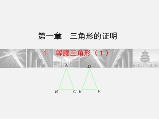 三角形全等与等腰三角形的性质