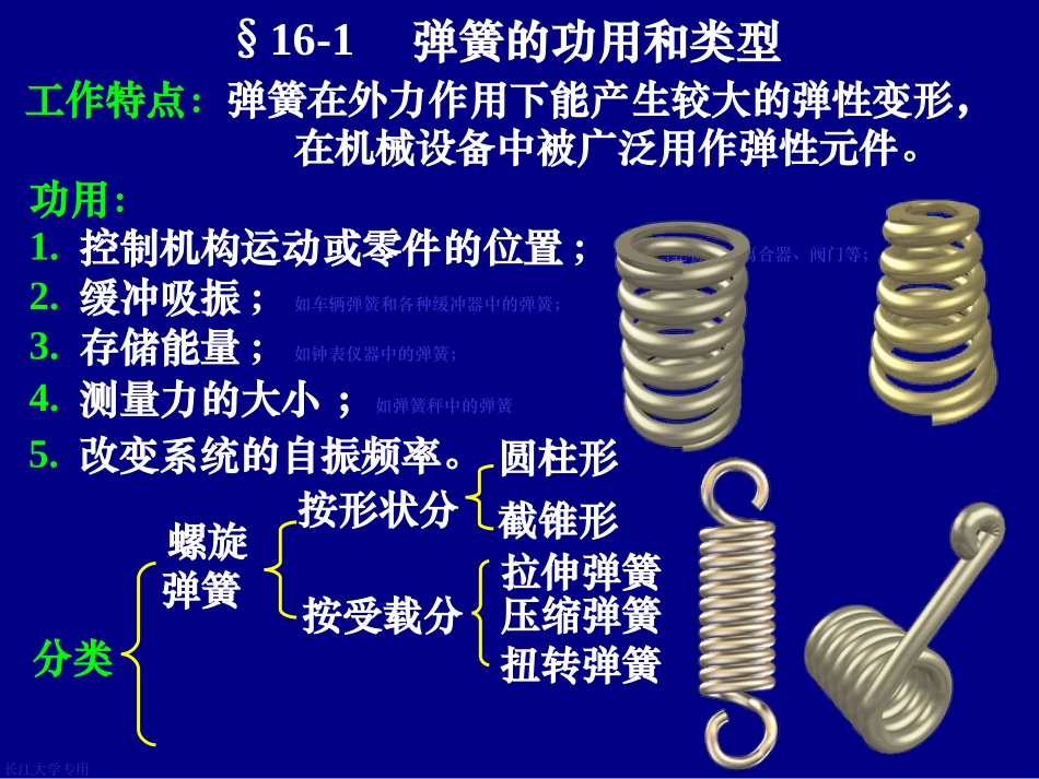 徐小斌《机械设计》课件第16章弹簧1_第2页
