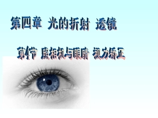 眼睛与视力矫正课件