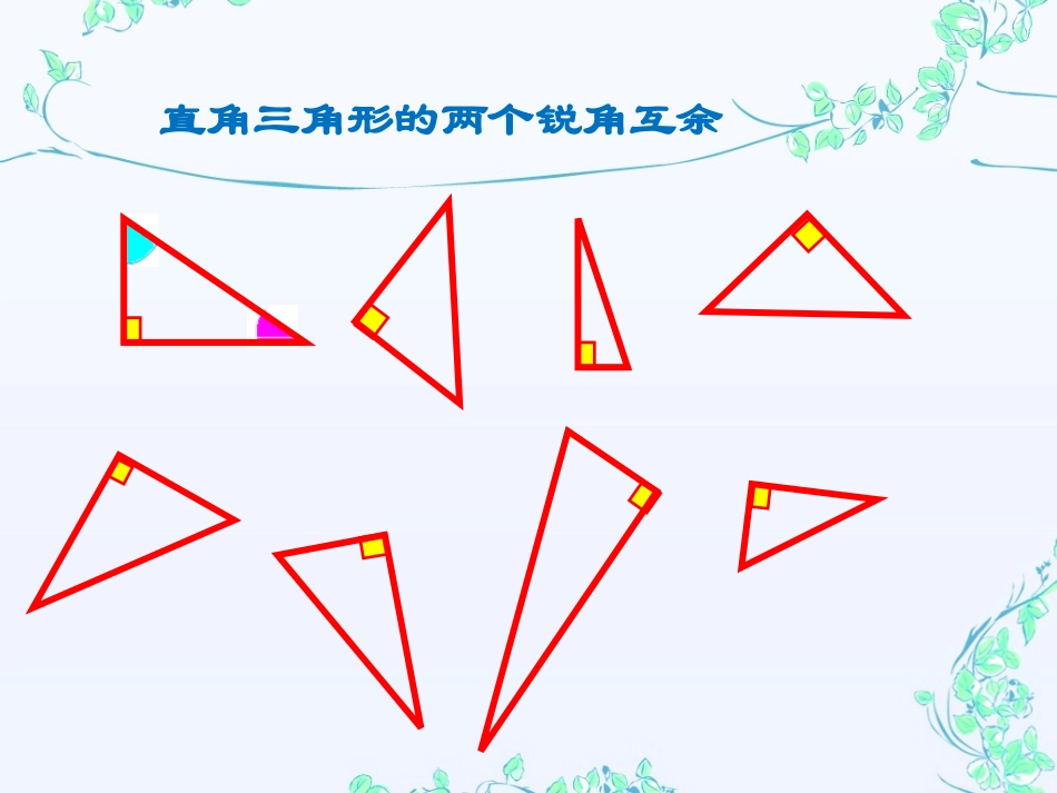 直角三角形的性质课件_第2页