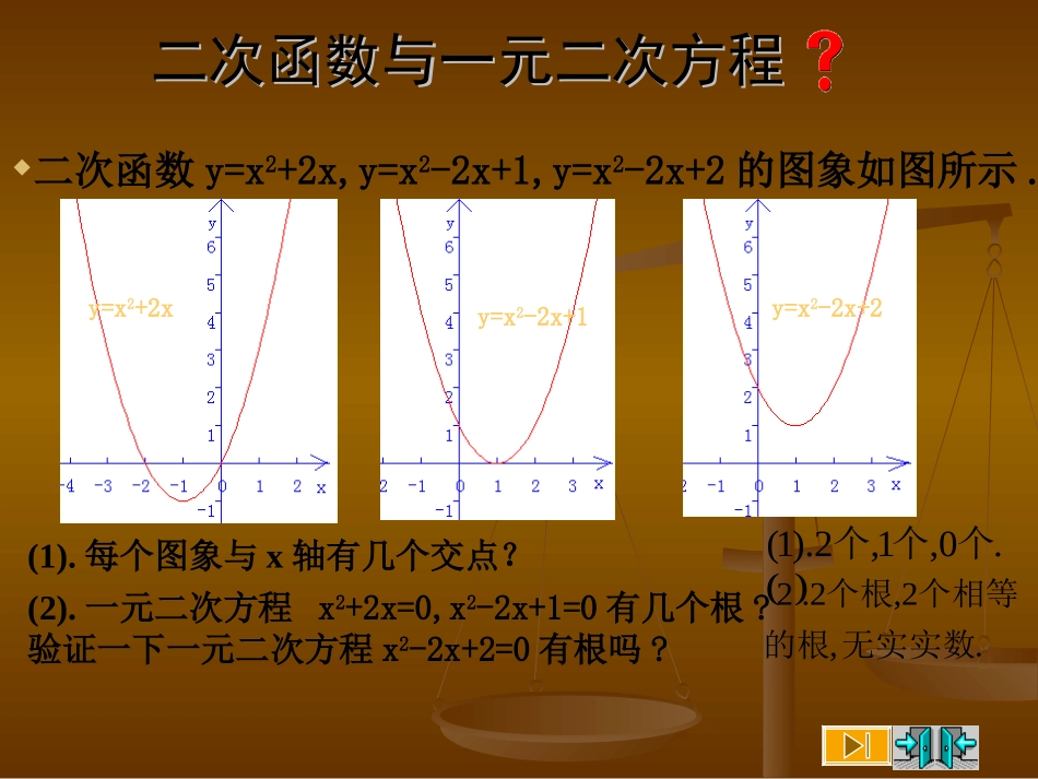 二次函数与一元二次方程_第3页