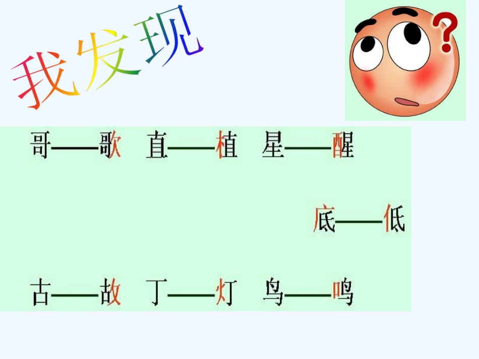 (部编)人教2011课标版一年级上册语文园地一-(2)_第2页