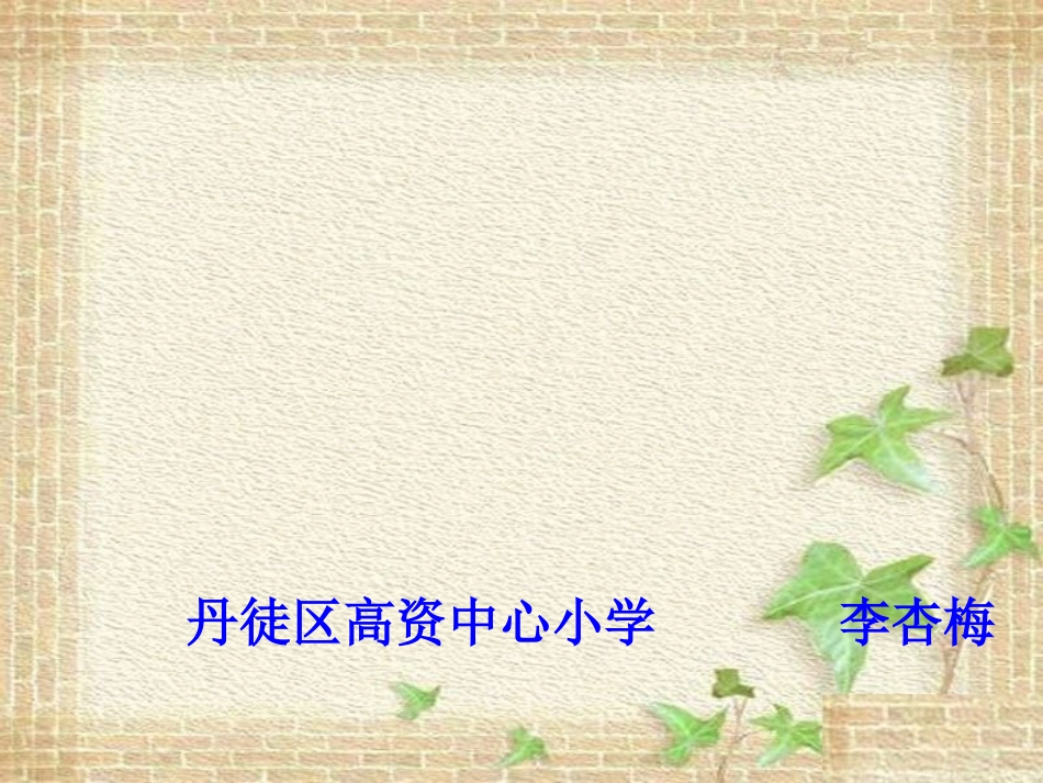 用字母表示数新_第1页