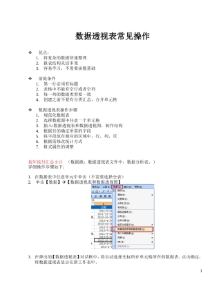 数据透视表EXCEL2003版