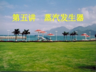 第五讲 蒸汽发生器