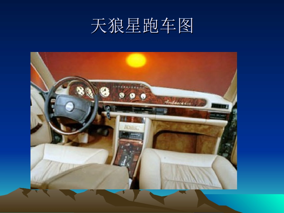 天狼星跑车介绍_第3页