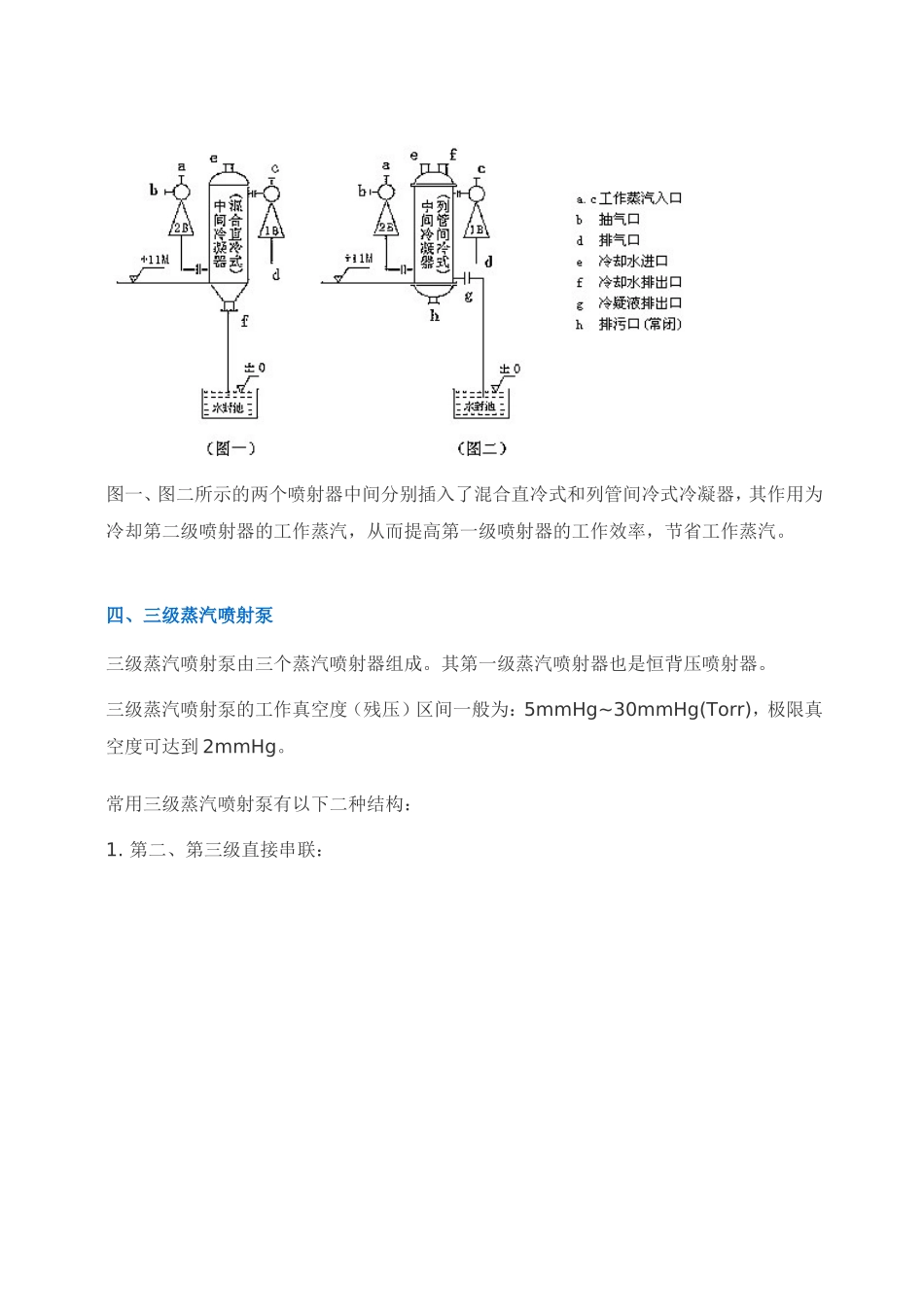 水蒸汽喷射真空泵样式及组成_第3页