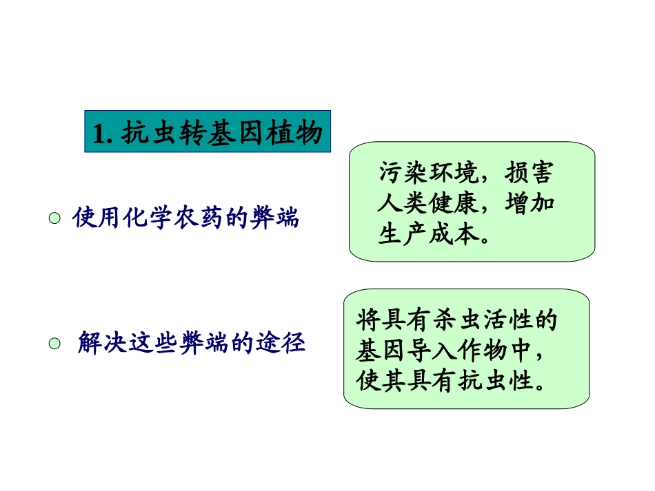 人教版教学课件1.3基因工程的应用_第3页