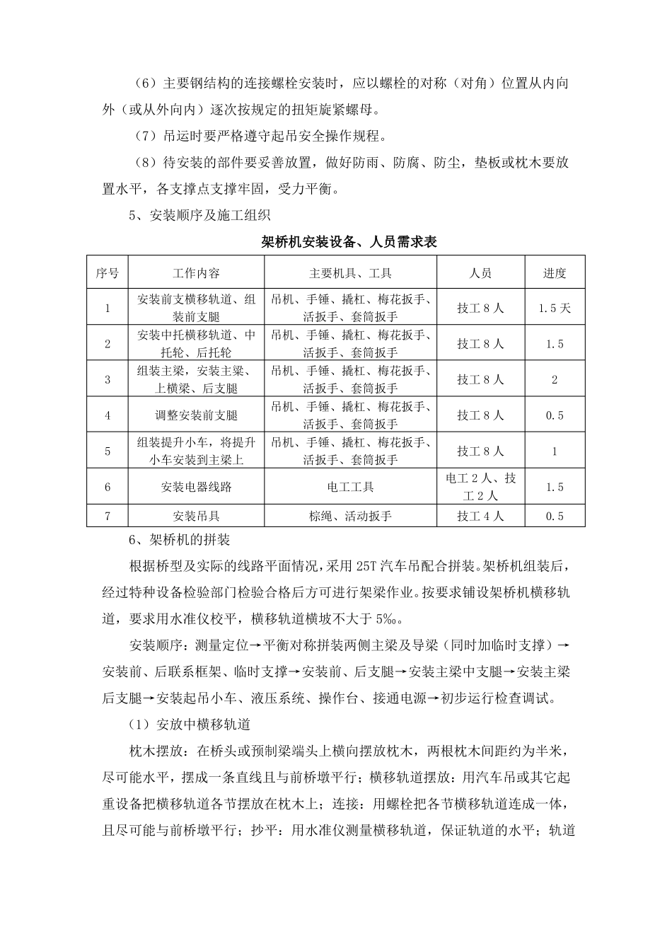 QJ180-40架桥机拼装方案_第3页