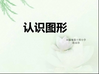 小学一年级上册数学《认识图形》