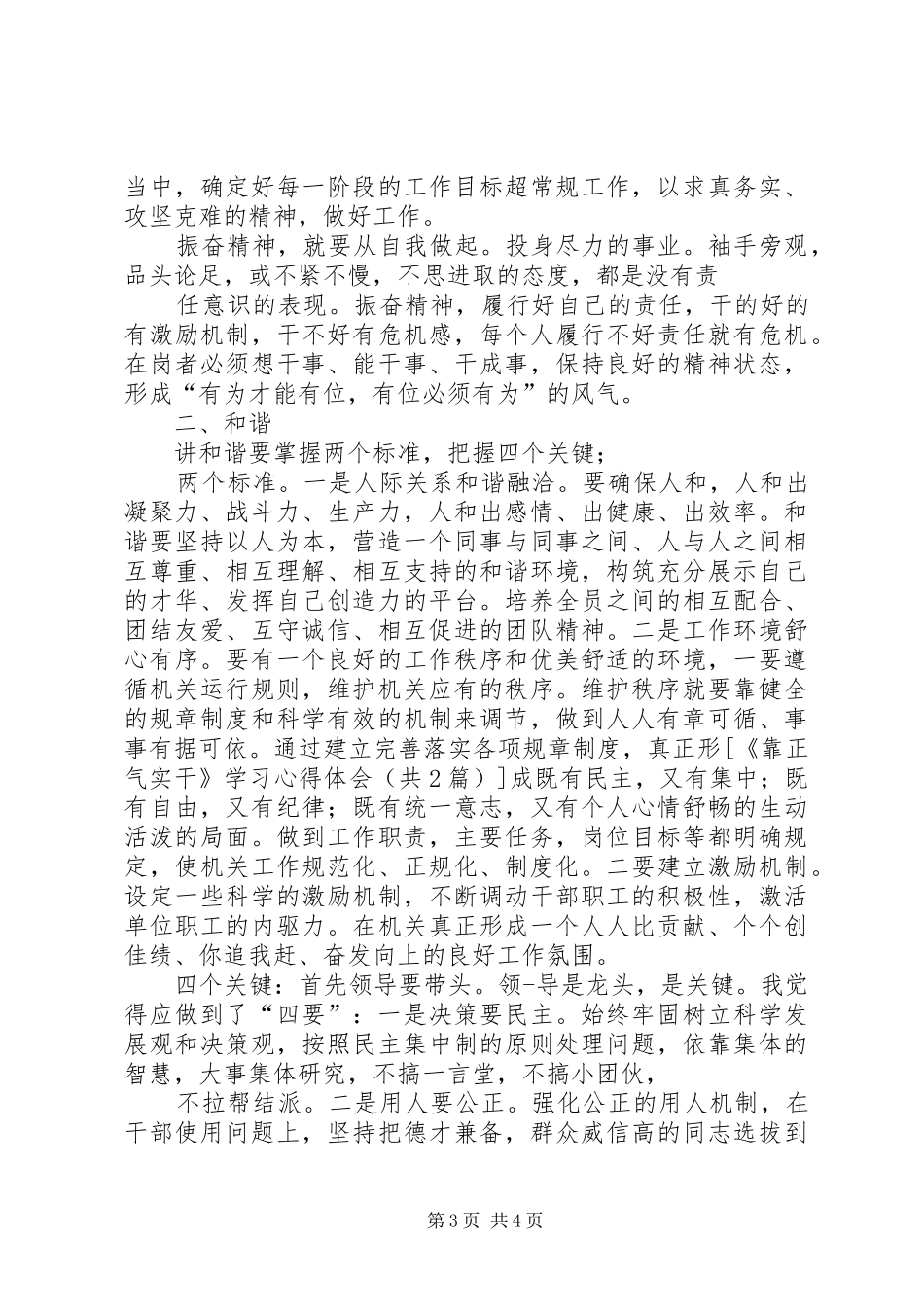 靠正气实干心得体会_第3页