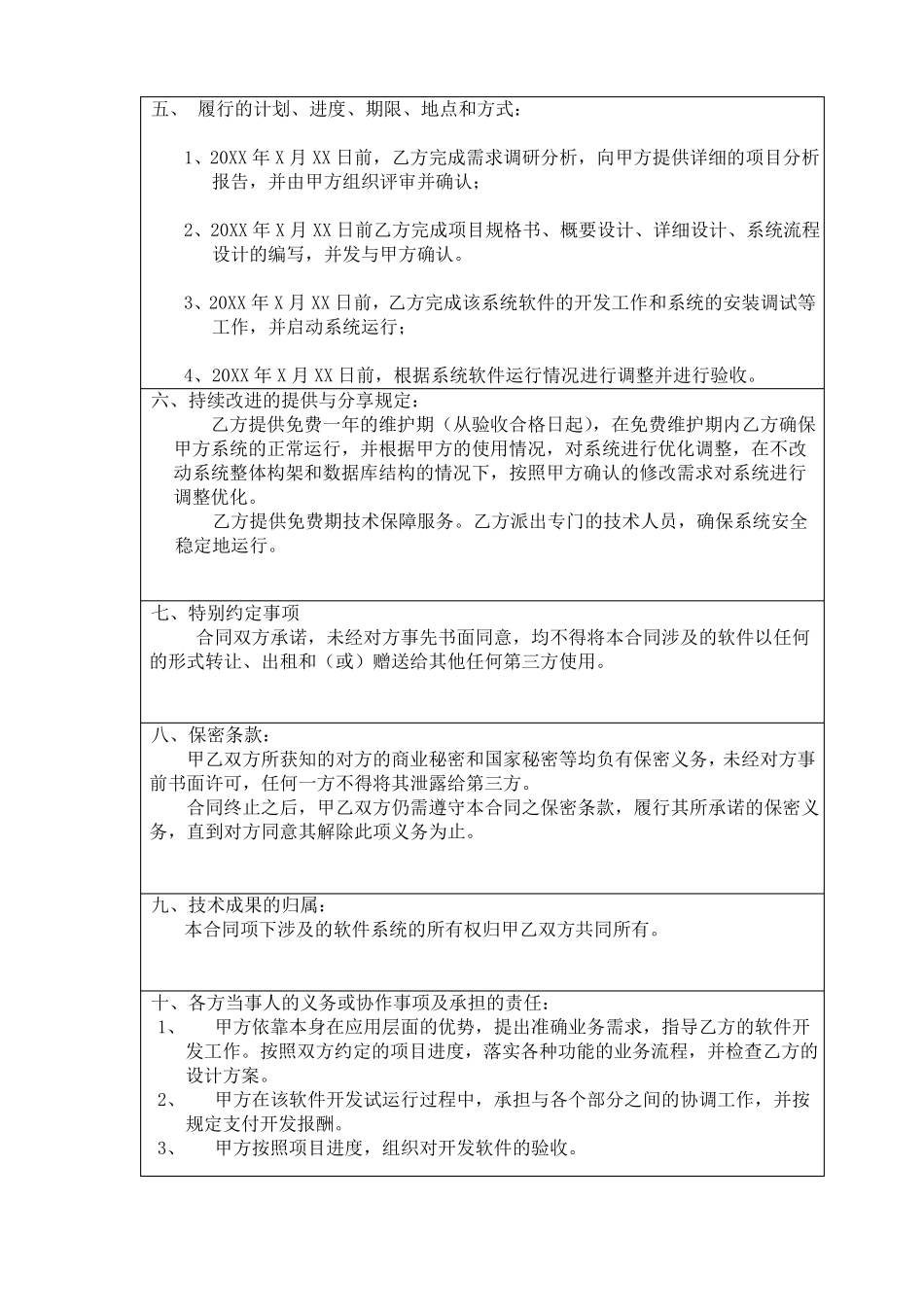 技术开发合同书模板_第3页