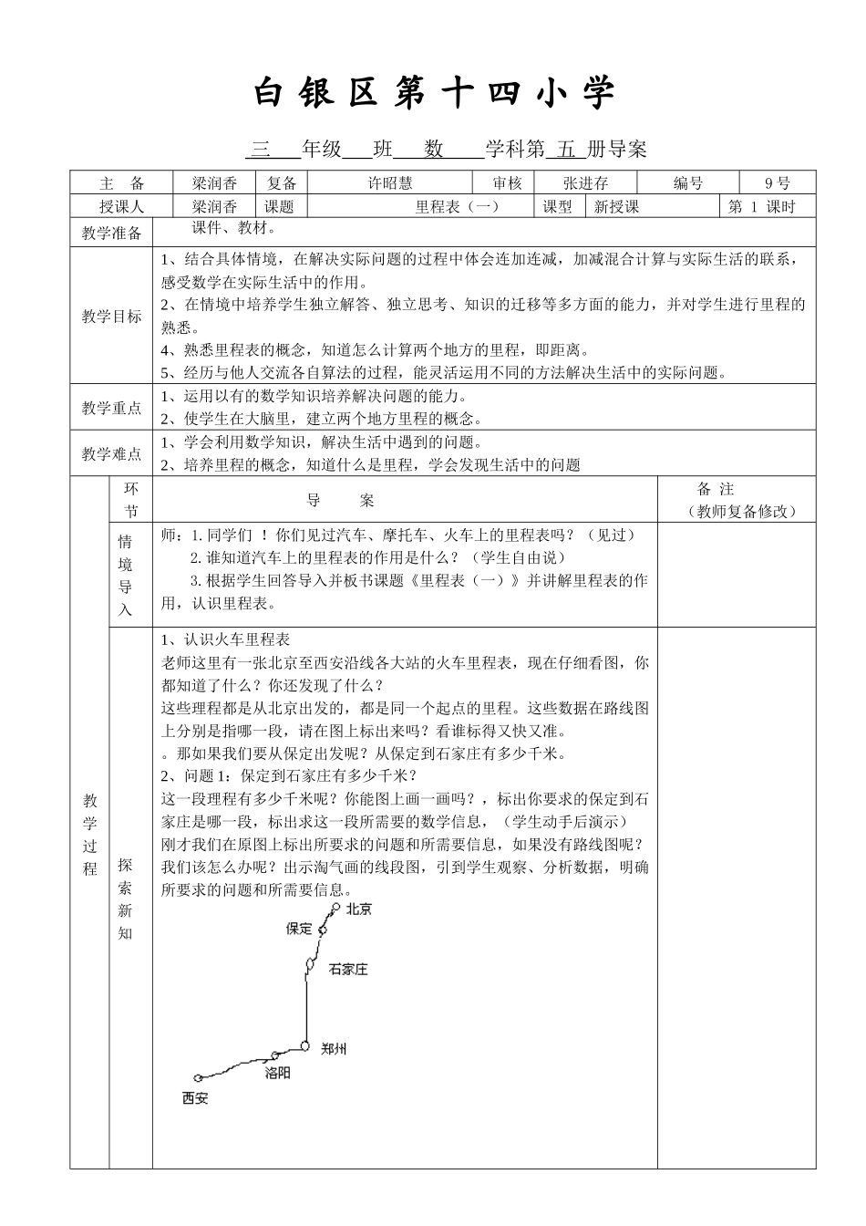 里程表（一）导案主备_第1页