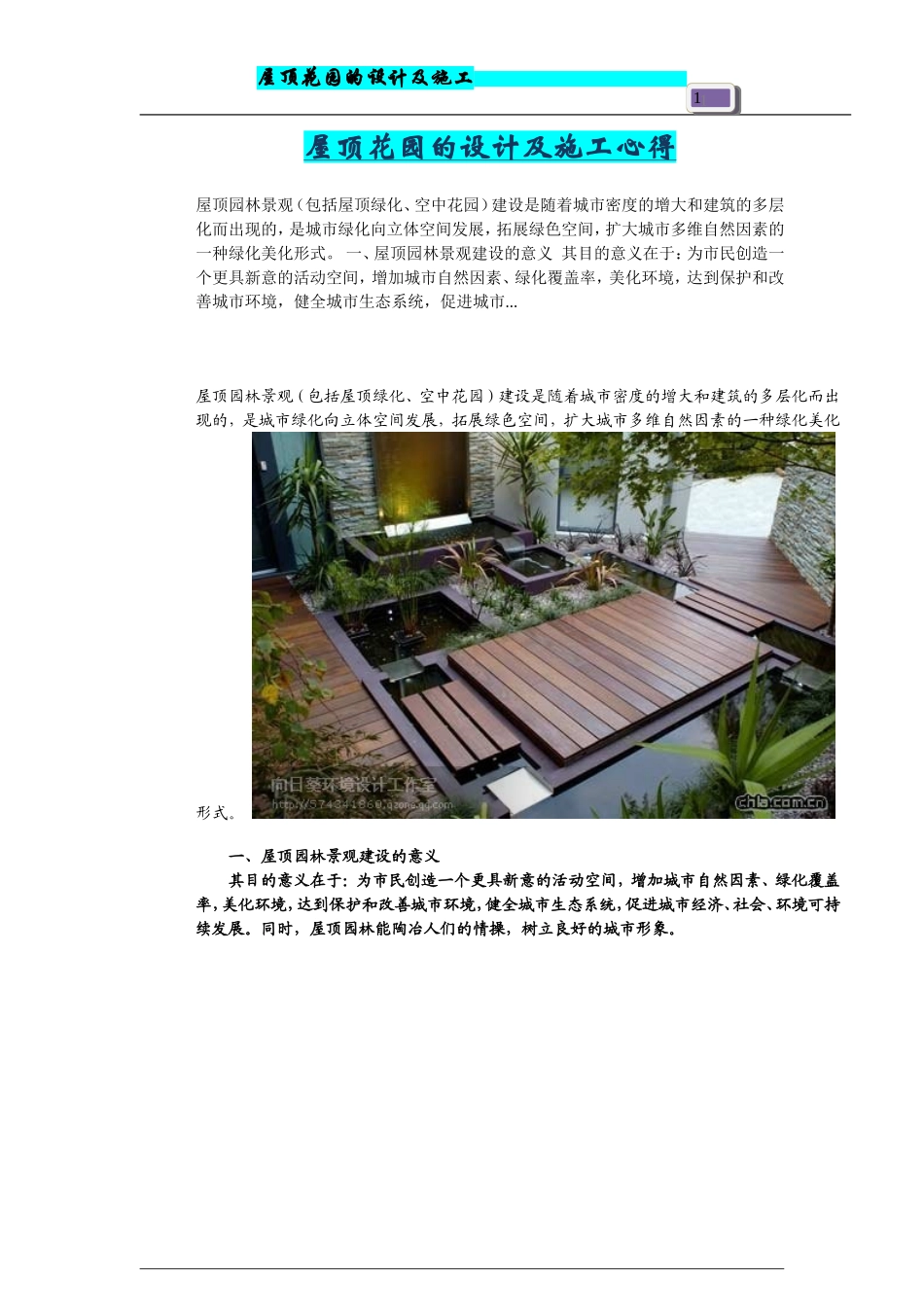 屋顶园林景观_第1页