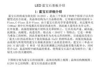LED用蓝宝石基板(衬底)详细介绍,加工制程与技术参数