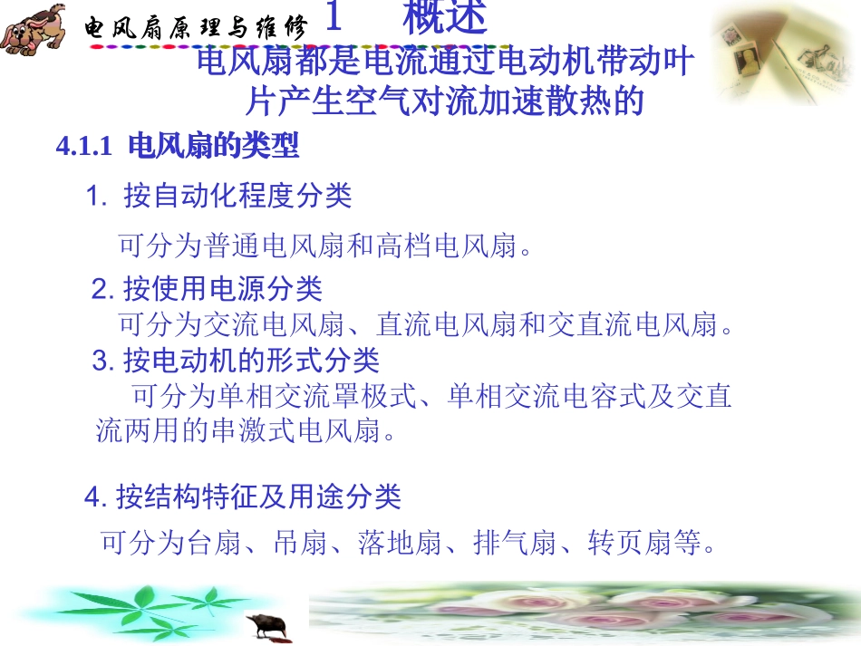 第二章 电风扇基本原理与几种常用风扇维修_第2页