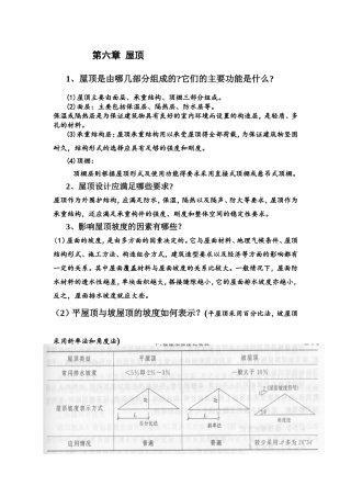 第六章  屋顶