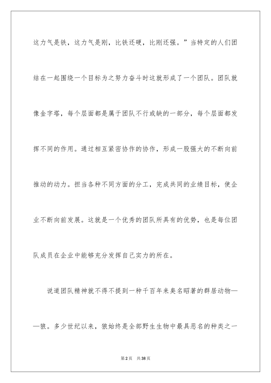 2024团队精神演讲稿_146_第2页