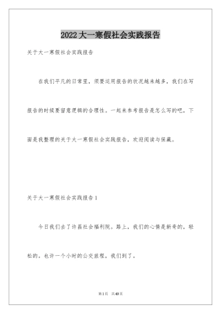 2024大一寒假社会实践报告_23