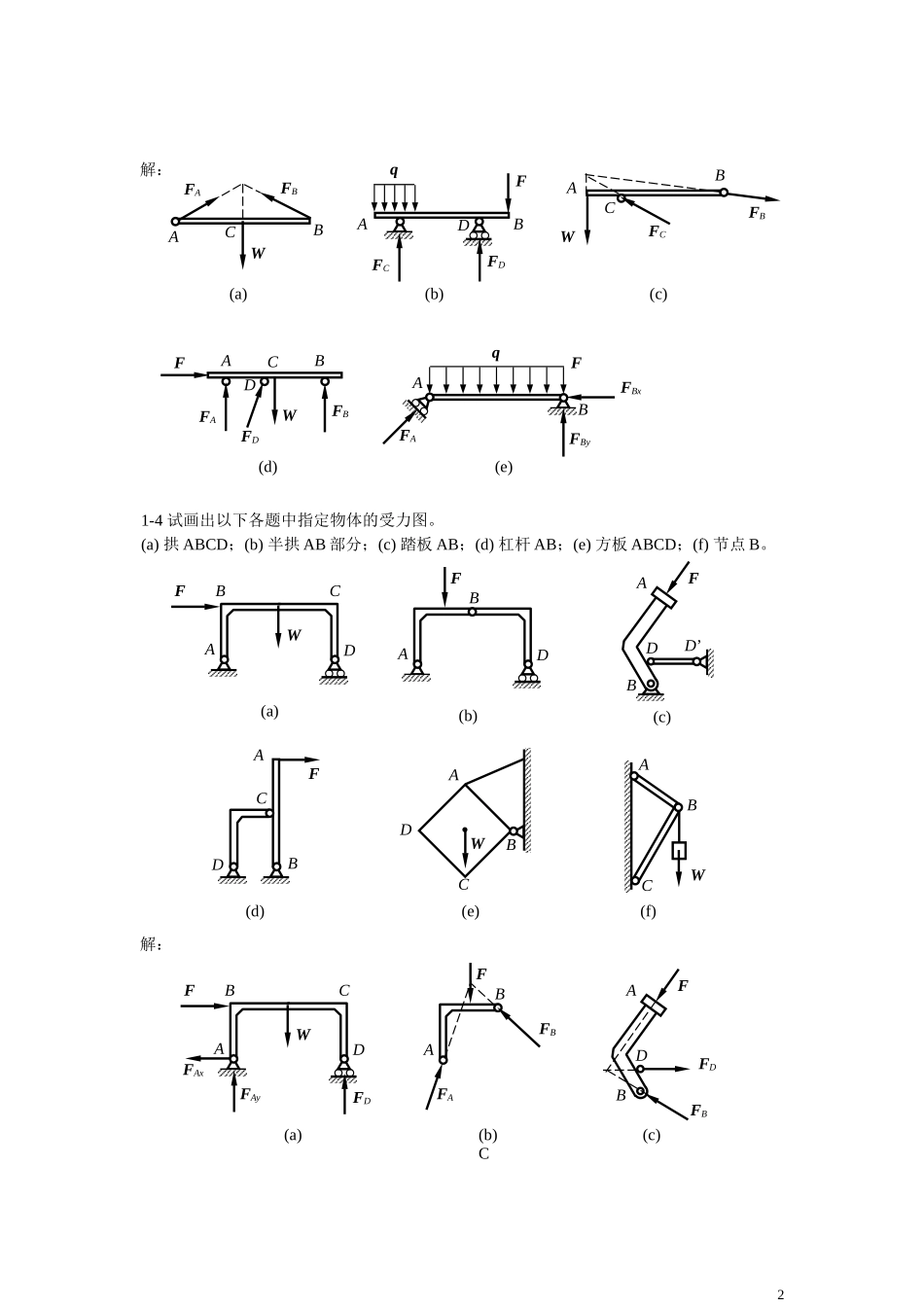 工程力学习题解答(详解版)_第3页