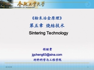 第五章 烧结技术