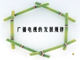 广播电视的发展规律1