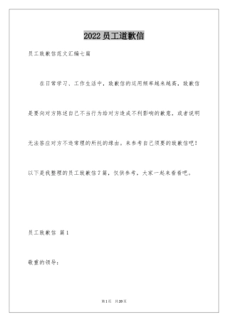 2024员工道歉信_17